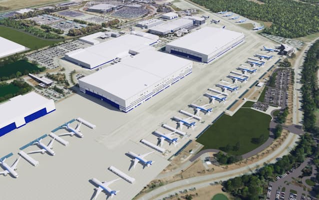 米ボーイング、中型機「787」の工場拡張　日本勢が部品3割供給