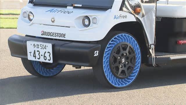 【話題】“地方の足”に「パンクしないタイヤ」 “メンテ不要”地方で社会実装へ