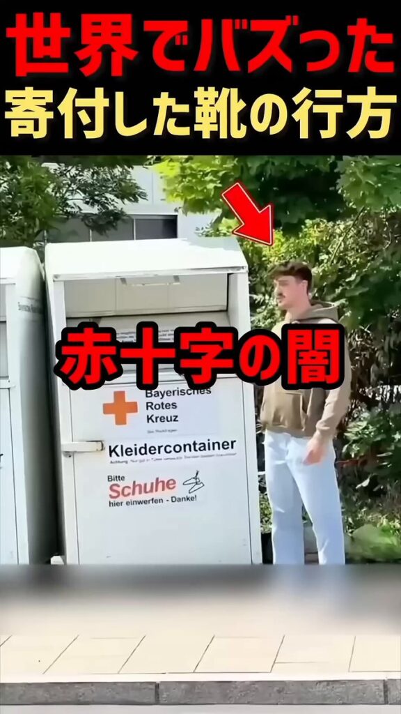 【赤十字の闇】世界でバズった寄付した靴の行方