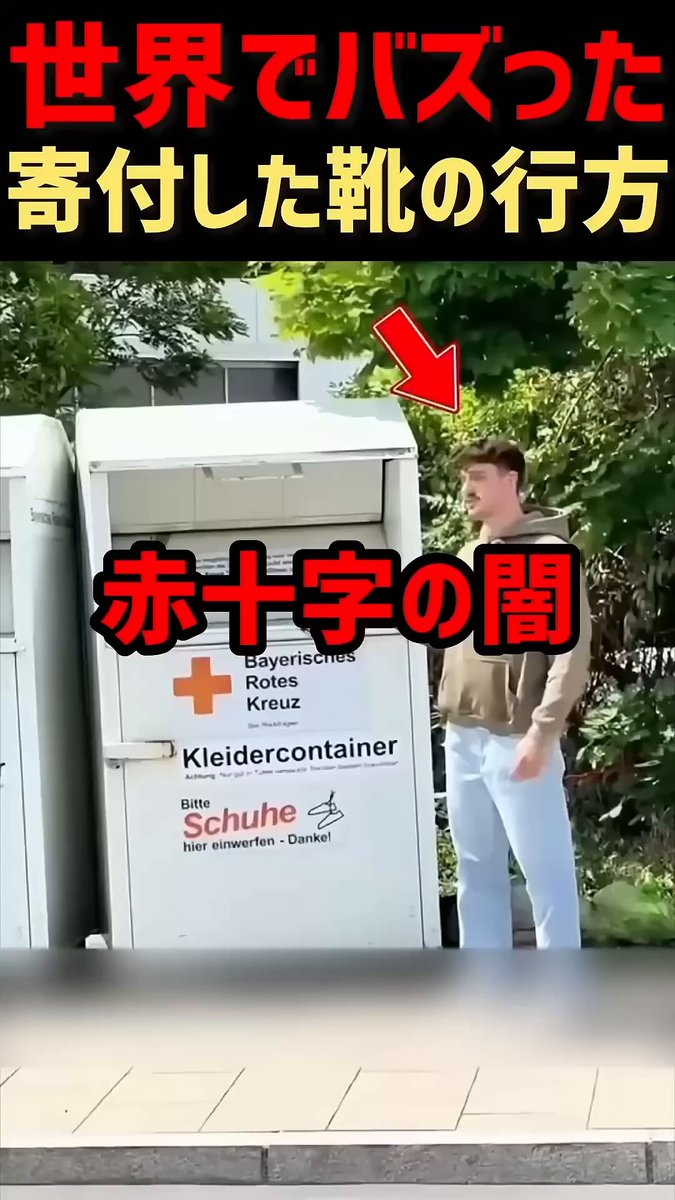 【赤十字の闇】世界でバズった寄付した靴の行方