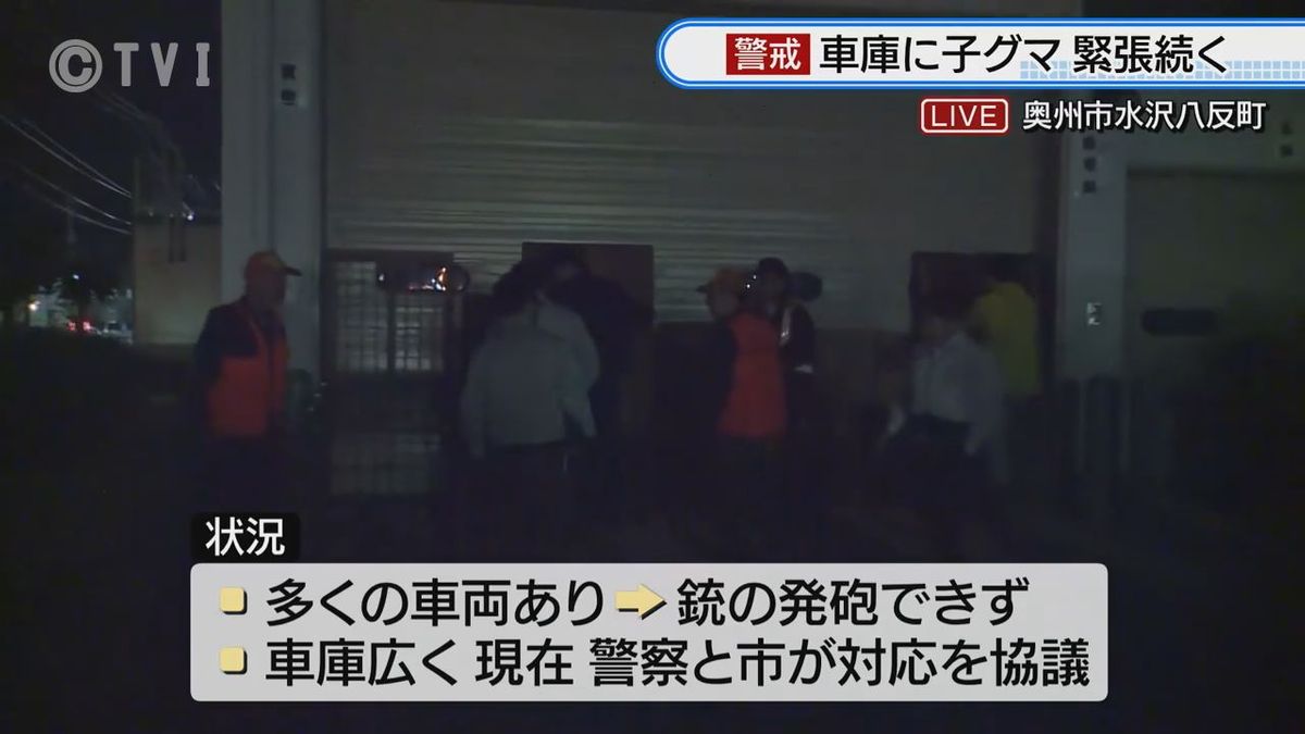 【岩手】子グマが大型車庫に侵入　対応協議中