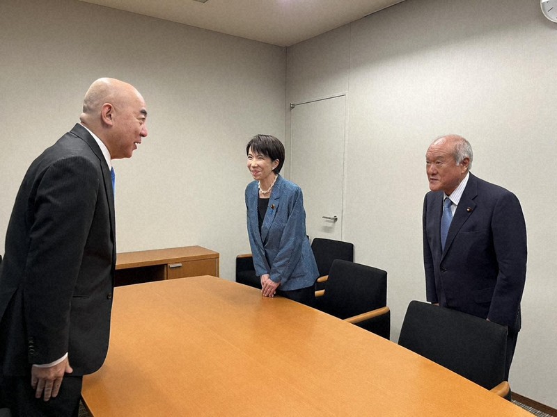 【保守党】高市氏「国家観近い」　百田氏「協力する」　国会内で会談
