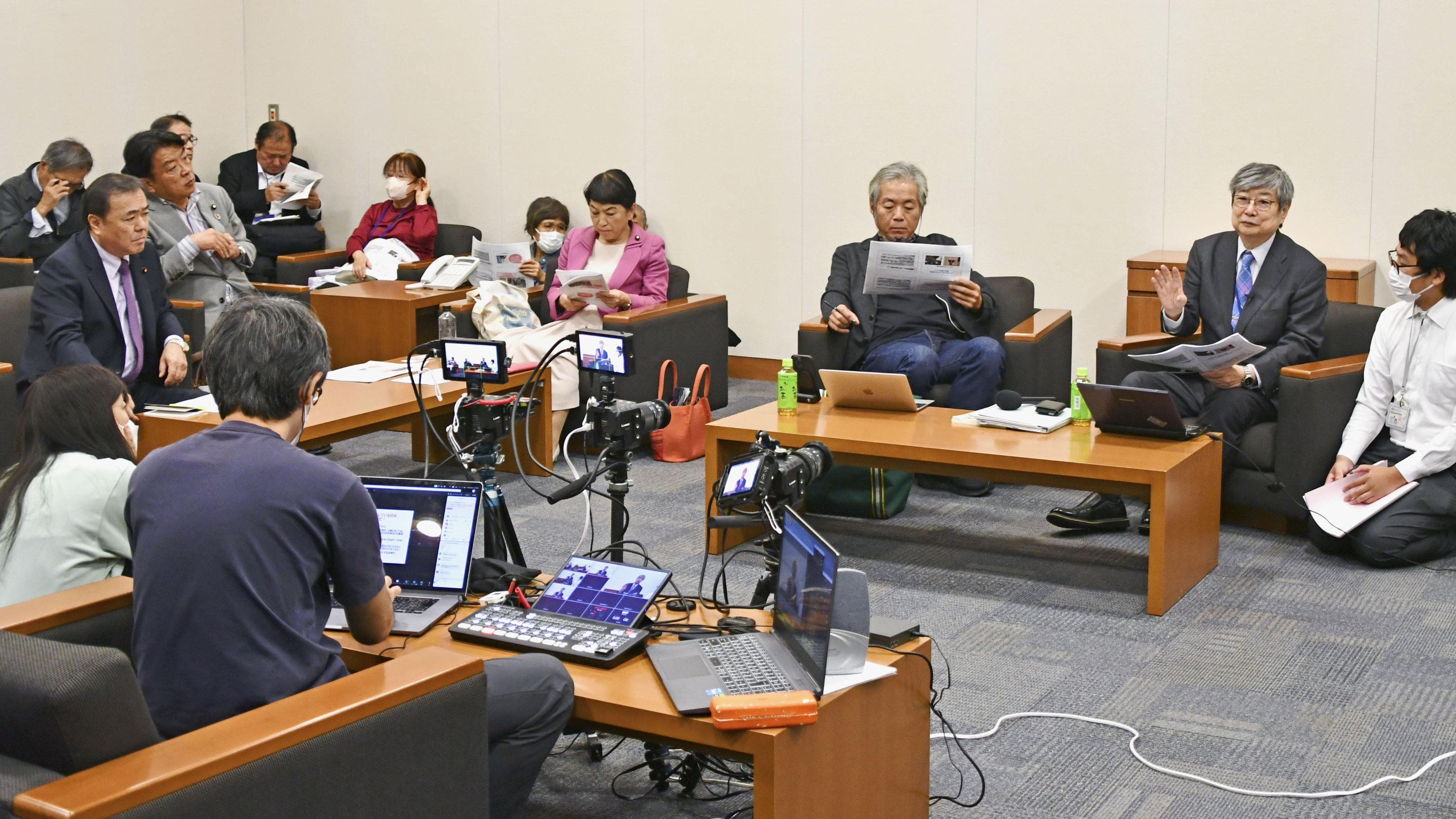 【国内】スパイ防止法、野党議員らが反対「政府への異論排除が目的」「戦争への道を開く法律だ」