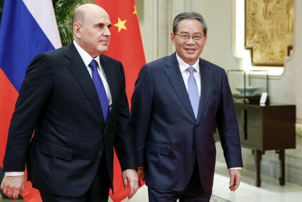 【速報】中ロ首相、協力拡大で一致