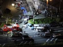 突っ込んだ車の運転手、死因は急性心筋梗塞　兵庫・加古川の多重事故