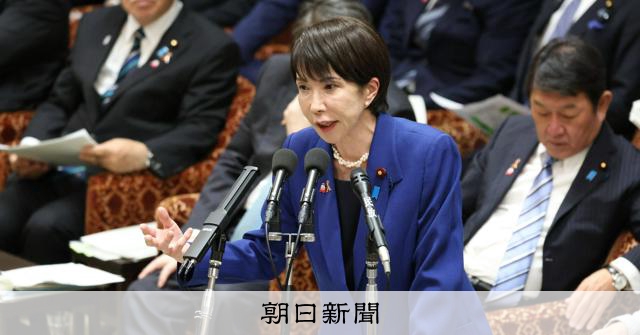 高市首相、台湾有事「存立危機事態になりうる」　認定なら武力行使も