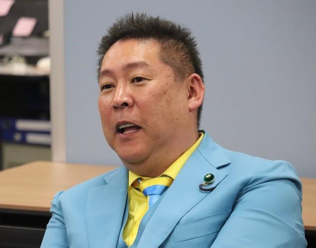 【静岡】伊東市長選立候補表明の立花孝志氏 田久保前市長に観光大使就任オファー「グッズはめちゃくちゃ売れる」