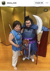 【芸能】おかずクラブ、コンビで「キングダム」キャラになりきり！ゆいＰの姿に驚きの声「二の腕リアル」「似すぎ」