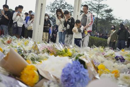 「扇動行為」香港警察、高層住宅火災で独立調査委の設置求めた男性を逮捕