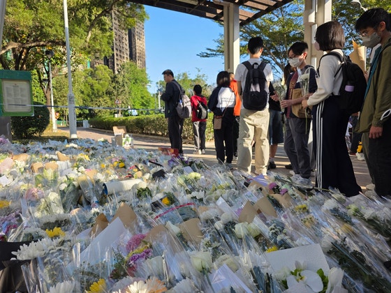 【香港マンション火災】中国、政府の責任糾明を要求した男性を反逆容疑で逮捕