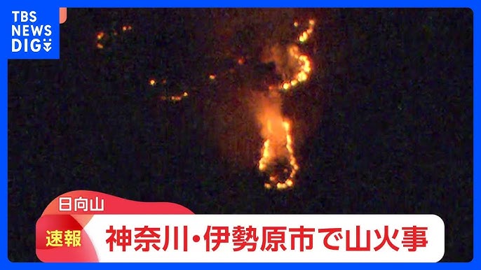 【神奈川】伊勢原市の日向山で火事　延焼中