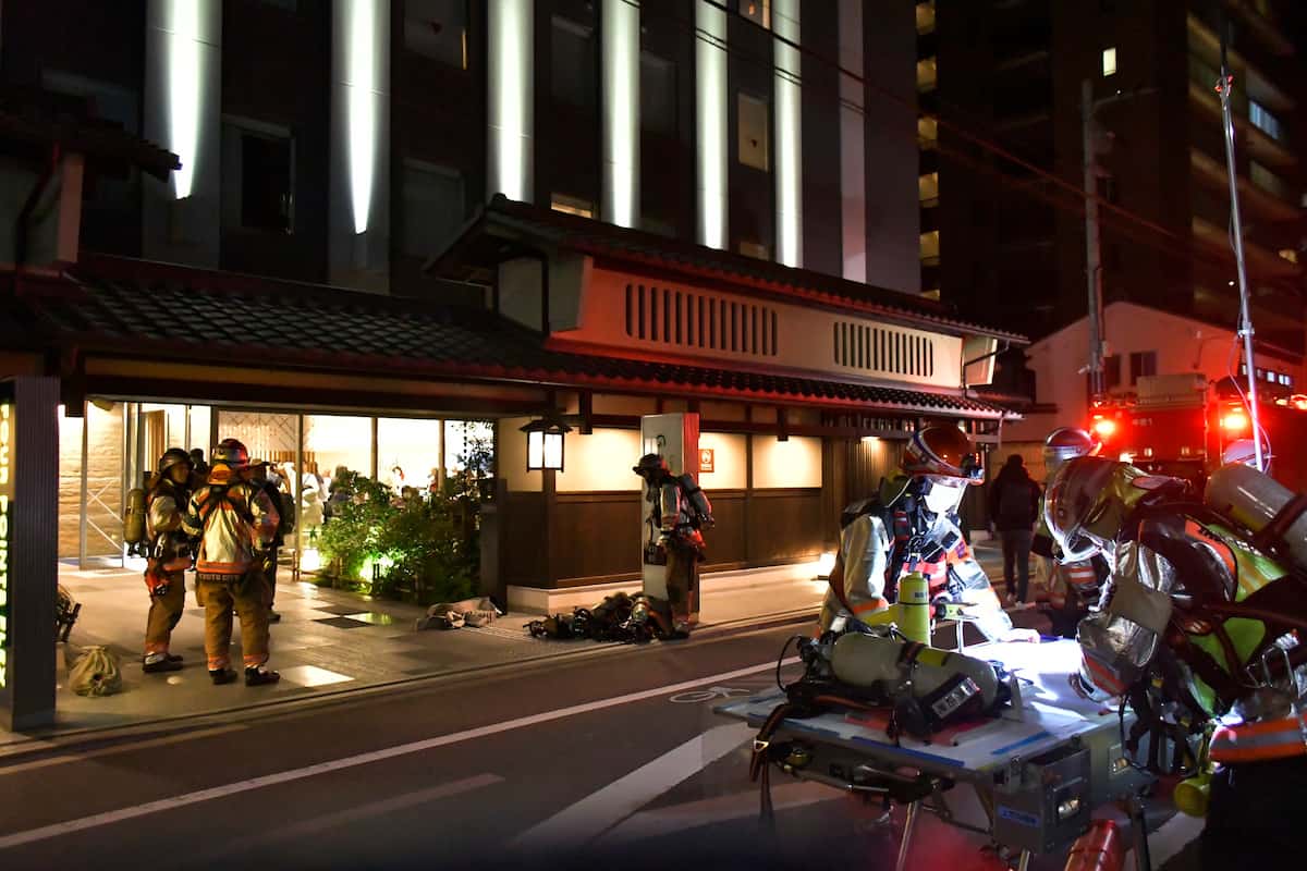 【京都】モバイルバッテリーが発火か　ホテルで出火、宿泊客１２０人が一時避難する騒ぎに