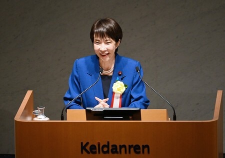 高市首相、賃上げ丸投げせず　経団連で表明、ベア要請も