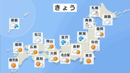 【気象情報】日本海側を中心に雷を伴った雪や雨　太平洋側はすっきりと晴れ　きょうは冷え込み和らぐも…大みそか・三が日は「真冬の寒さ」に