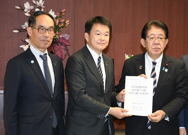 「埼玉高速鉄道の延伸、確実に」　県とさいたま市、国交相へ再び要望