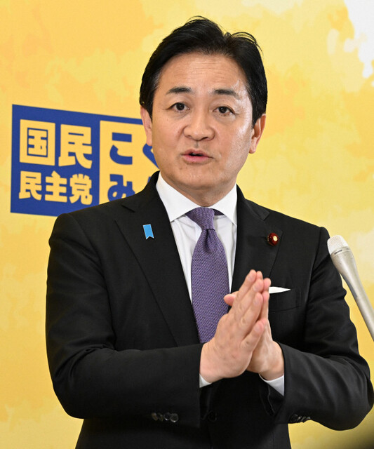 国民・玉木氏「我々はくみしない」　立憲・公明の新党に参加せず