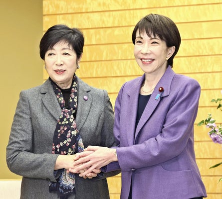 【東京】高市首相と会談した小池都知事「国と都の連携で日本を引っ張っていける」…協議会設置で一致