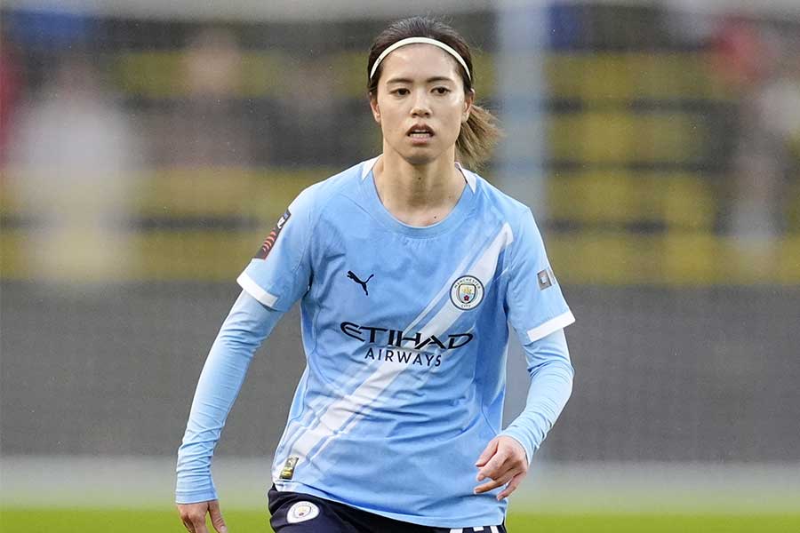 【マンチェスター・シティ】 長谷川唯が見せた「とんでもないスキル」　試合前のアップが話題「マラドーナを思い起こさせる」