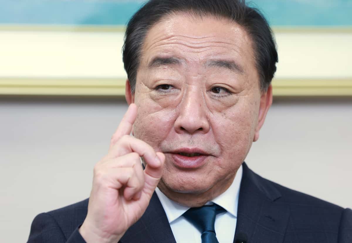 「比較第一党なら政権狙えるチャンス」　中道改革連合の野田氏、産経新聞取材に意欲を示す