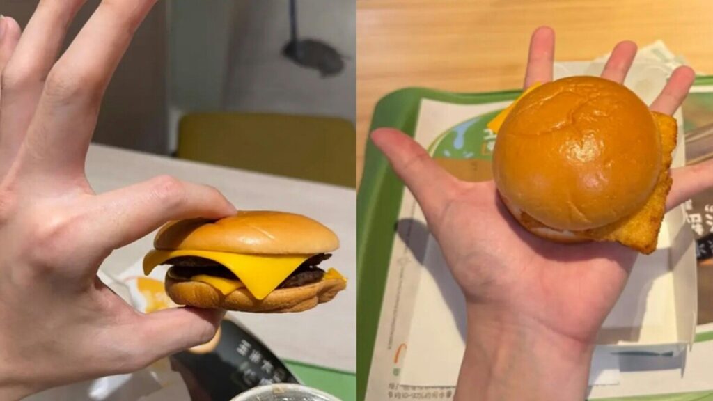 【香港メディア】 チャイナのマクドナルド、バーガーが小さくなった？