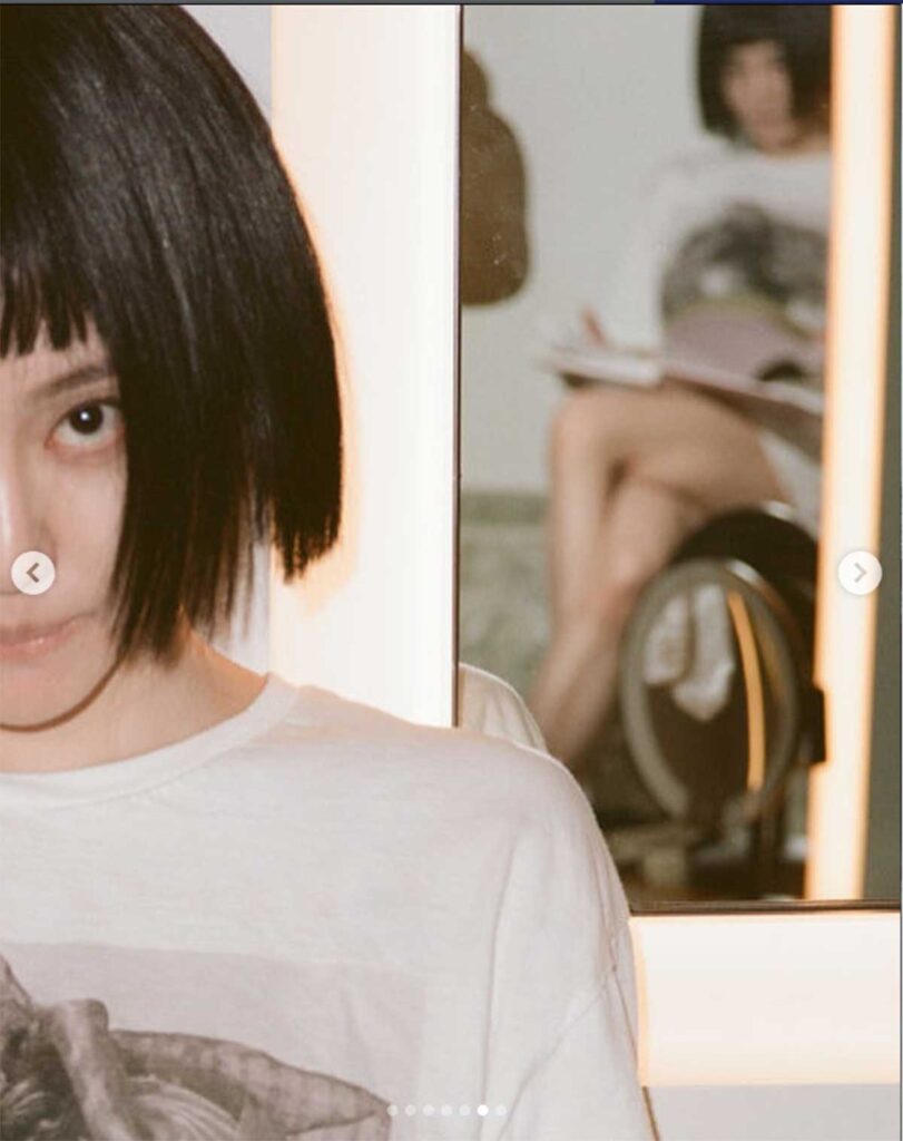 【きのこ雲ランプ騒動】aespaニンニン　紅白辞退後の韓国音楽番組出演めぐりファンとアンチが大舌戦…本人はバッサリ“断髪”姿を投稿