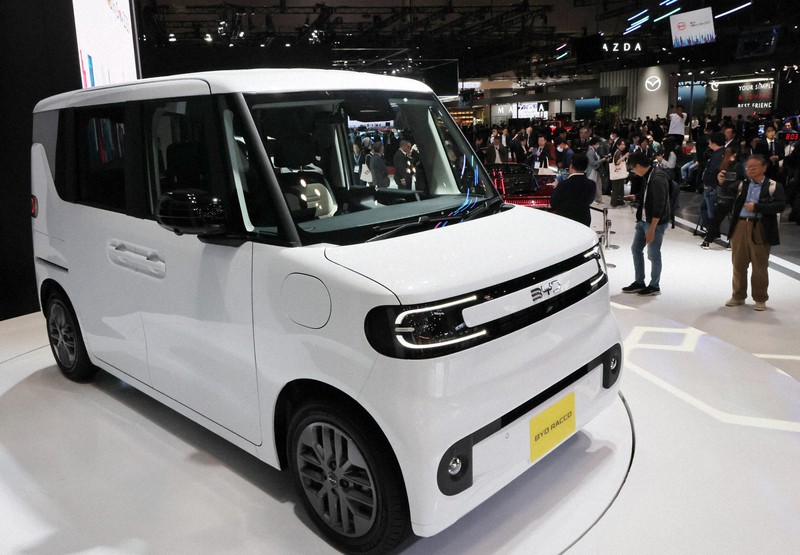 【モビリティショー】日本市場狙う中国BYDの本気 小型EV主戦場に