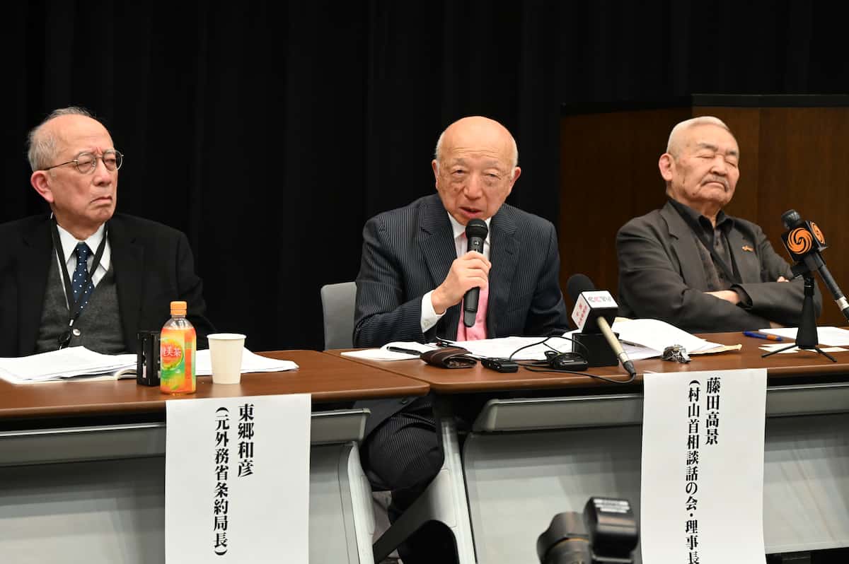 【産経新聞】 村山談話の会、首相答弁は「軍国主義の復活」で撤回を　台湾有事は「CIAが騒いでいる」