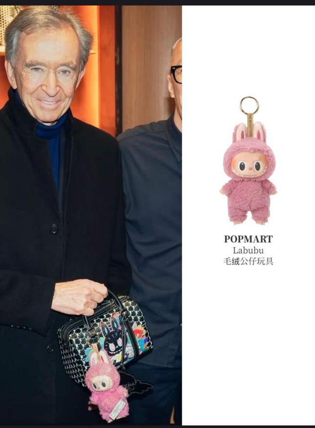 ルイ・ヴィトン会長、ラブブを愛用。