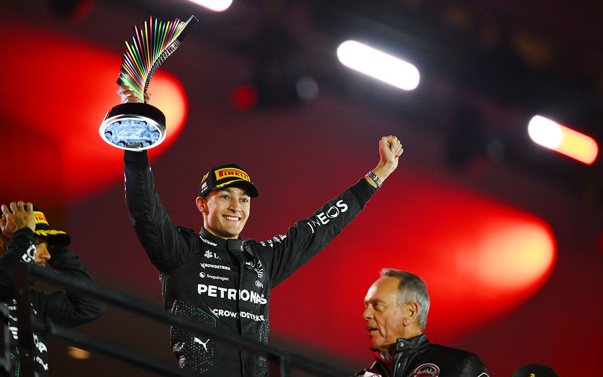 【F1】ラスベガスGP決勝速報｜フェルスタッペン完勝！　ノリス2位。角田裕毅は追い上げならず14位でノーポイント