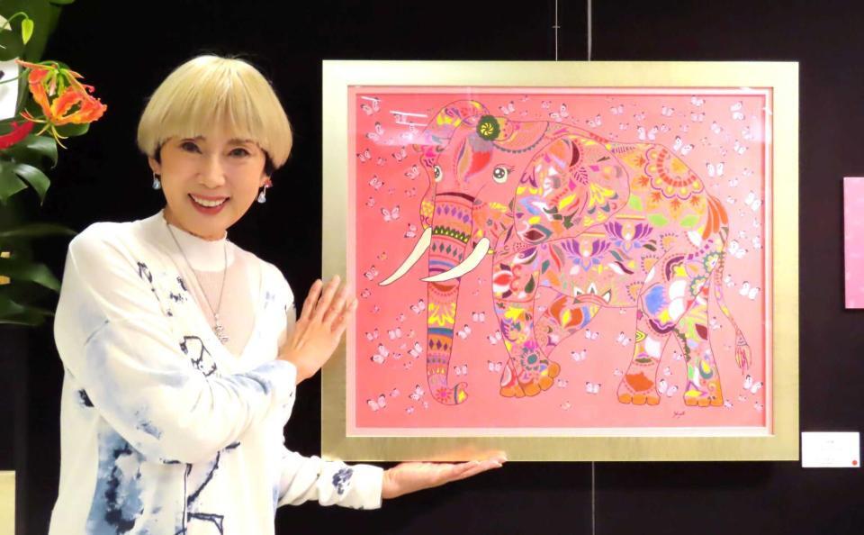 【芸能】秋野暢子「今、闘っている方も一緒に長生きして」がん復帰から3度目の個展 著名ながんサバイバーも賛同