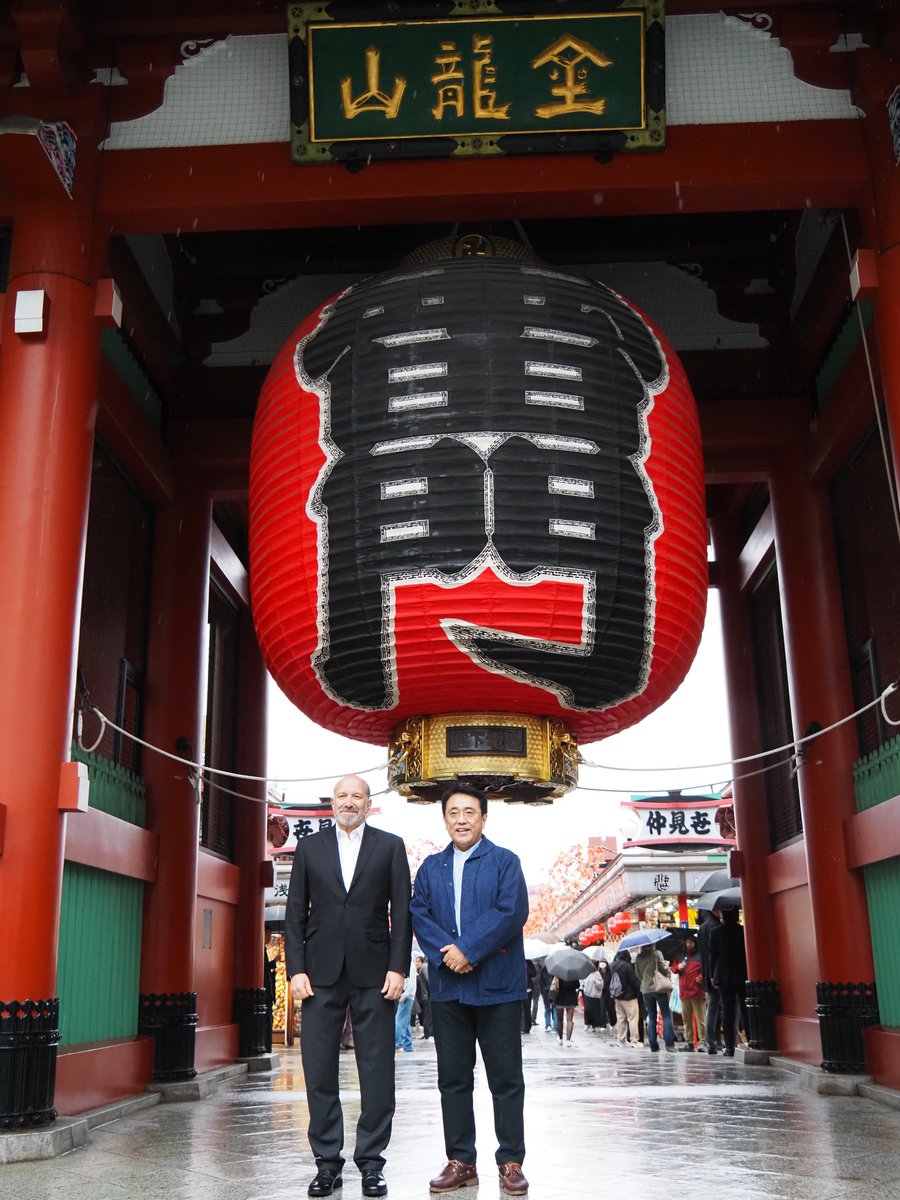 赤沢経産大臣 米・ラトニック長官と浅草観光