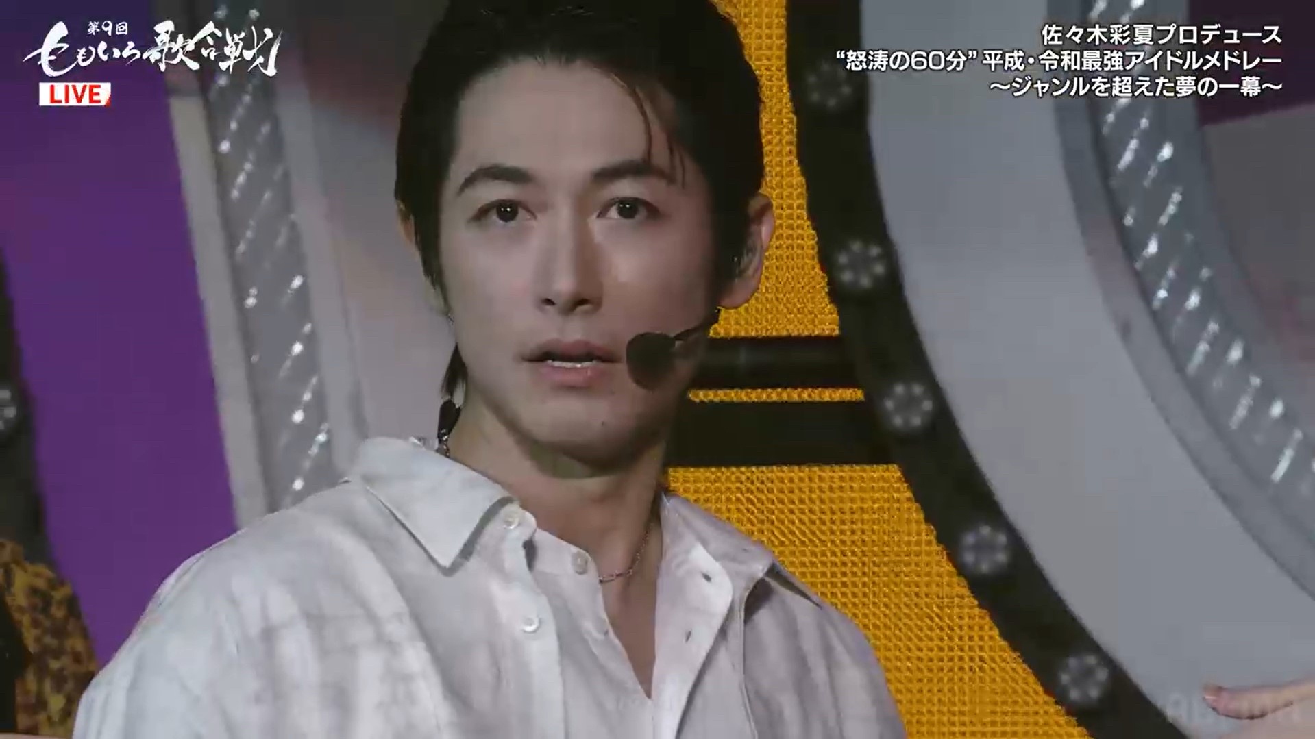 【ももいろ歌合戦】ディーン・フジオカ、「イイじゃん」サプライズ披露に黄色い悲鳴　トレンド入りの大反響「ビジュ良すぎて画面割れる