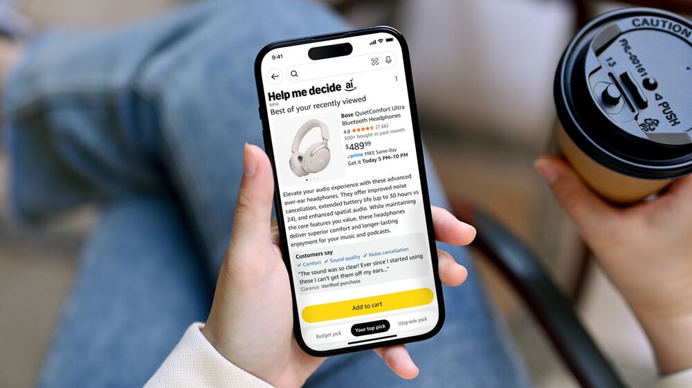 【「Help Me Decide(決めるのを手伝う)」】優柔不断な買い物客の背中をAIが後押し、アマゾンが新機能を導入