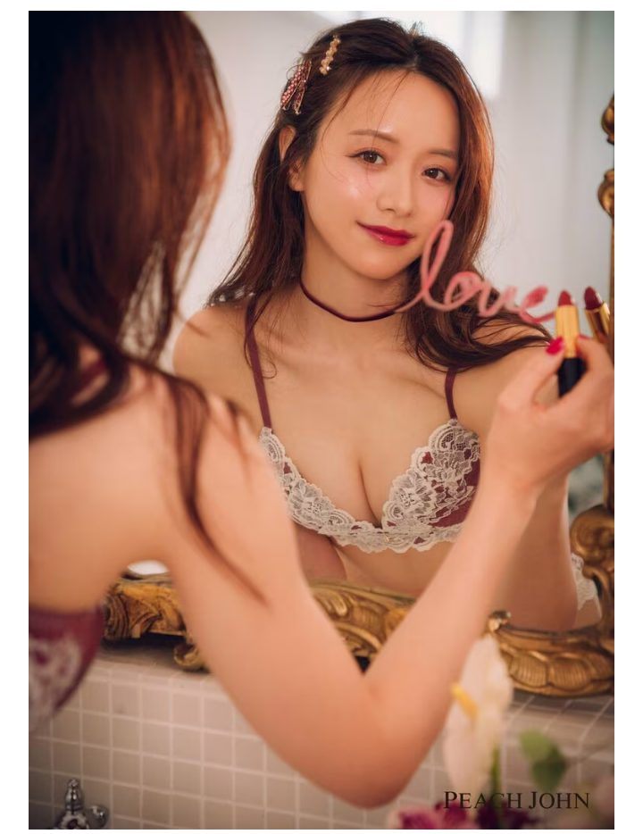【芸能】森香澄 ランジェリー姿を公開! 下着ブランド「ピーチ・ジョン」 新ビジュアルのモデル