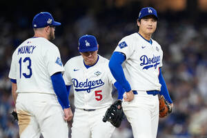 【MLB】二刀流・大谷翔平、7回途中4失点で敗戦投手 打も7戦ぶり無安打… ドジャース逆転負け ワールドシリーズ2勝2敗に