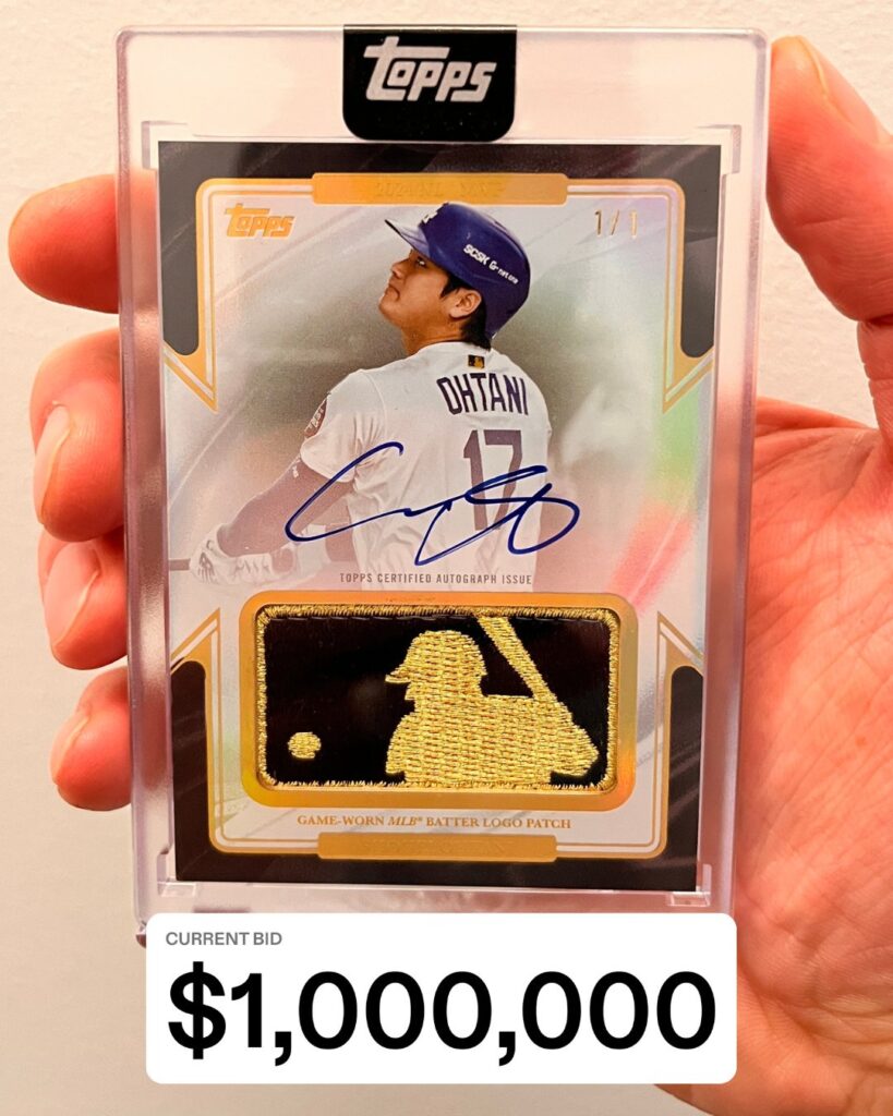 【野球】大谷翔平の直筆サイン入りベースボールカード　4億6500万円で落札される…　最高額を更新　米オークションサイト
