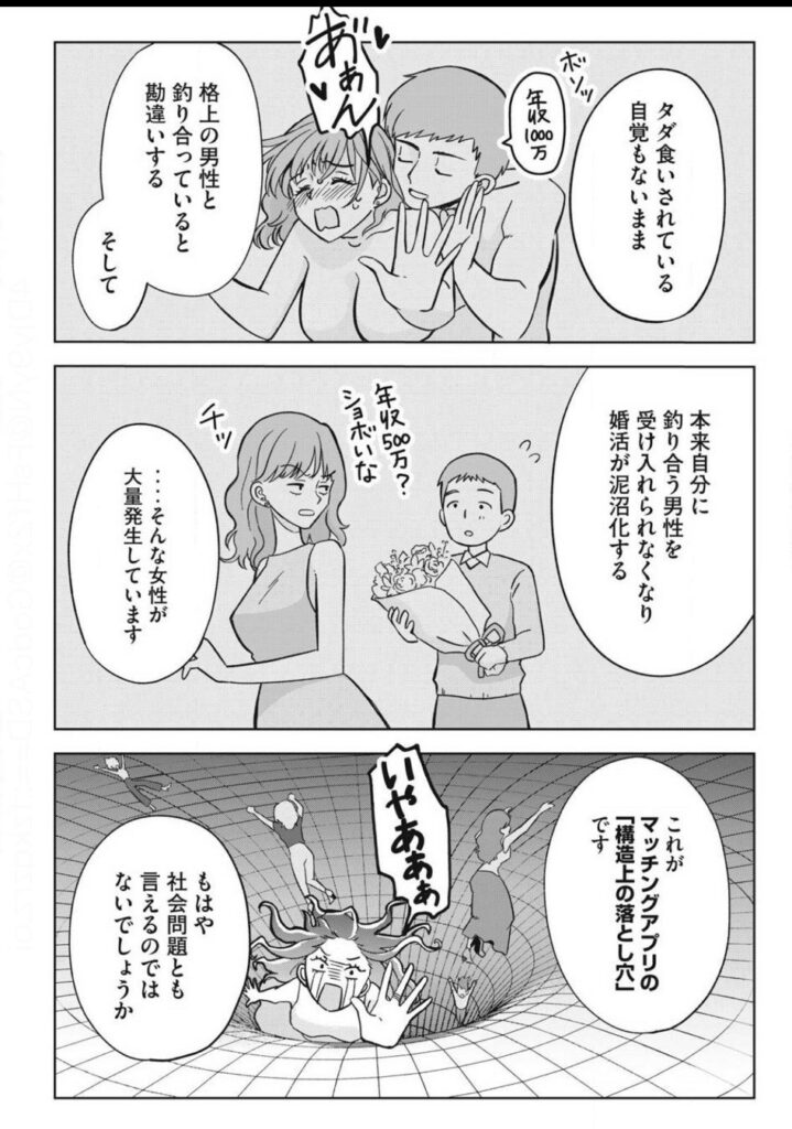 【悲報】弱者女性がマッチングアプリをやるとこうなるらしいwww