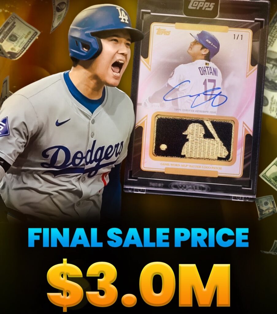 【悲報】大谷翔平の4億6700万円のカード、バスケ界のレジェンドに秒速で抜かされるWW