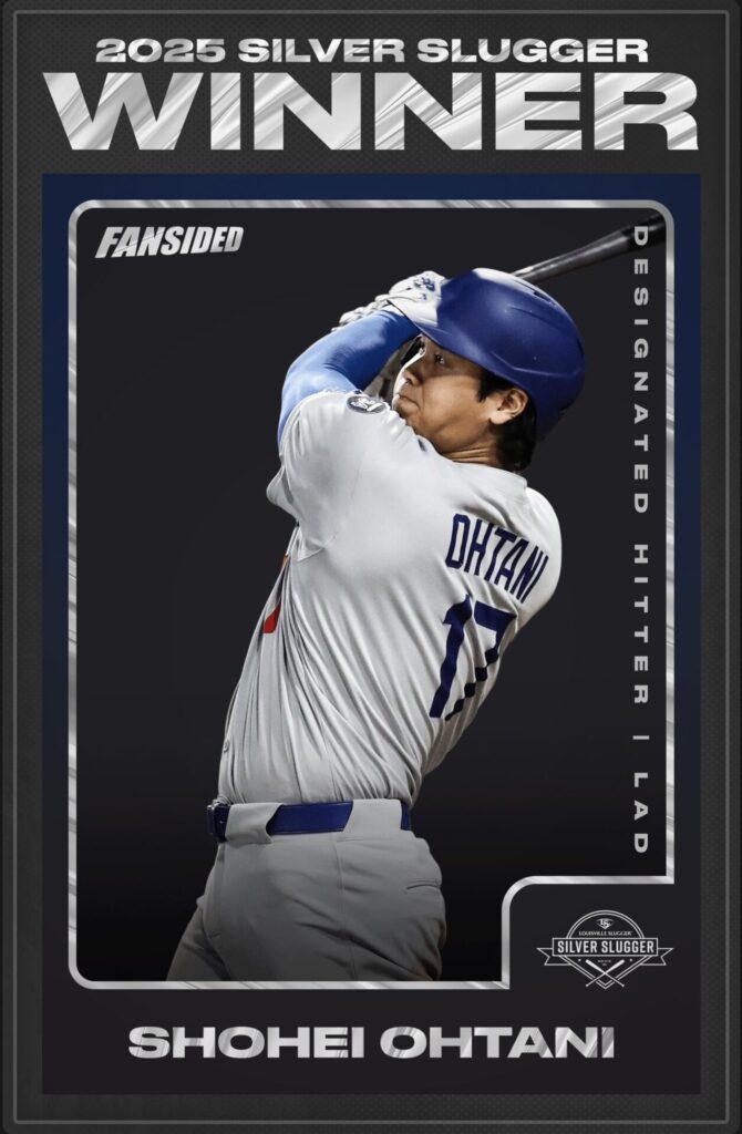 【速報】大谷翔平さん、自身4度目のシルバー・スラッガー賞を受賞！！！！！！！！