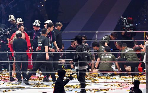 【RIZIN】朝倉未来「眼窩底骨折があるけど他は大丈夫」「また頑張ります」現役続行を表明