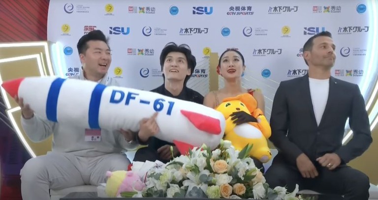 【スケート】中国人選手、演技後に「不適切な」おもちゃ所持 国際スケート連盟が調査