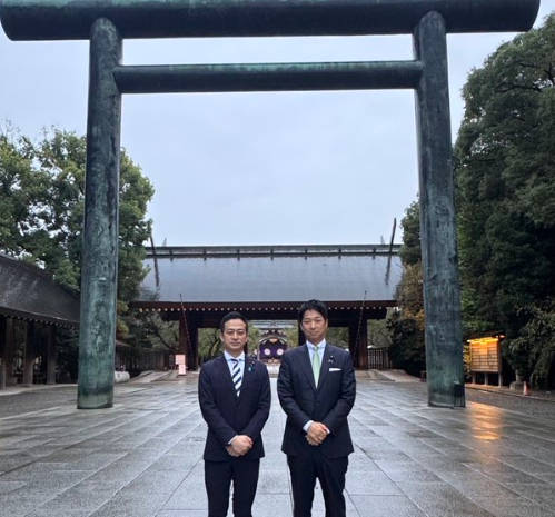 【速報】維新・藤田共同代表、靖国神社にお参り