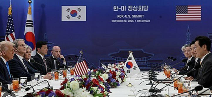 【聯合ニュース】韓米首脳が1時間半会談 経済・外交高官が一堂に=共同記者会見や合意文の発表などはなし