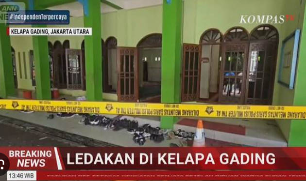 【速報】ジャカルタの高校にあるモスクで複数回の爆発。礼拝中の生徒ら54名が負傷している模様