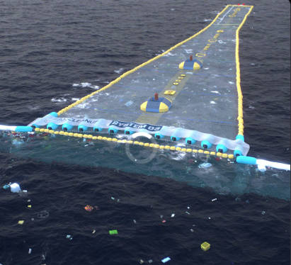 【オランダ】NPO法人が開発した海に浮かぶゴミを回収するシステム。2040年までに海面を漂うゴミの90％を回収するという目標を立てている