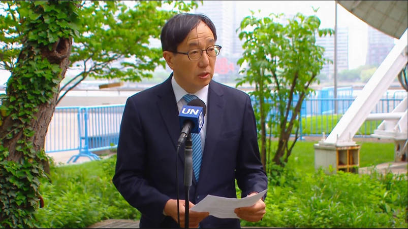 山崎国連大使　中共の不幸の手紙に再反論　中共の内政干渉には断固として反対