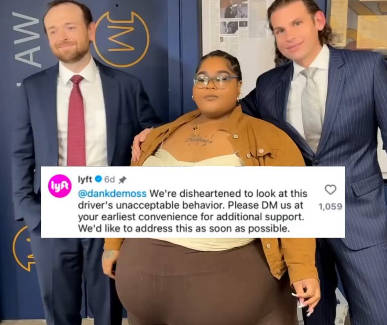 【規格外サイズ】「体が大きすぎる」として乗車を拒否された女性ラッパーが「傷つけられた」と配車サービス会社を提訴