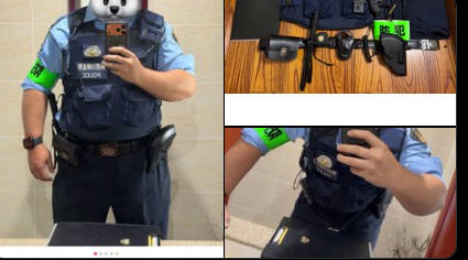 【中国人が日本の警察官のコスプレをして自慢】これで家に訪問されたら？と考えると本当に怖い