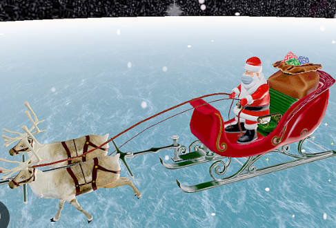 【サンタさん】今現在（16時40分）、サンタさんはオーストラリアの西海岸を飛んでます！