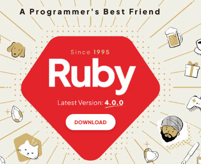 プログラミング言語Rubyの最新版「Ruby 4.0.0」が正式リリース　お前らもルビラーにならないか